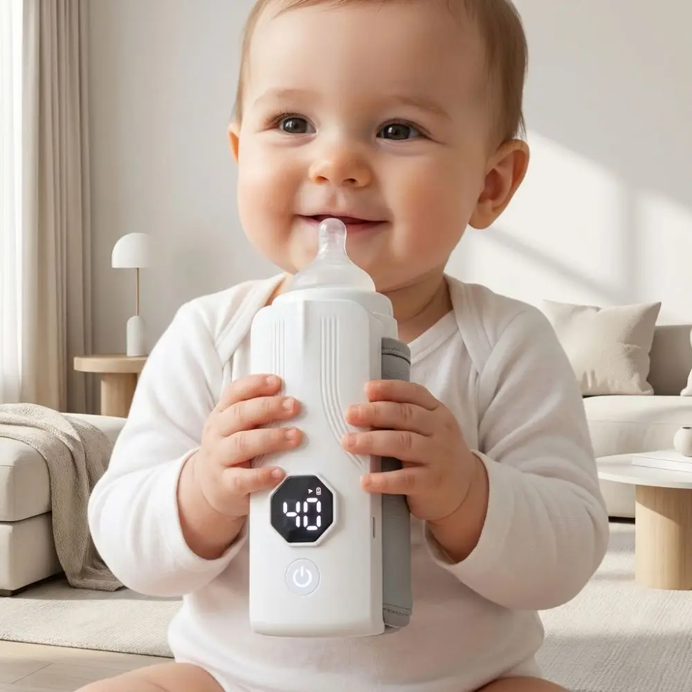 6 Level Temp Control Baby Milk Warmer LED Display Cordless Baby Bottle Heater BPA Free Temperature Adjustable
6 Level Temp Control Baby Milk Warmer LED Display Cordless Baby Bottle Heater BPA Free Temperature Adjustable