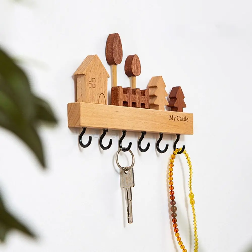 Home Decor Accessory Solid Wood Key Hook Rack non-toxic No-Drill Decorative Hook Wall Mount Cute Coat Rack Towels
Home Decor Accessory Solid Wood Key Hook Rack non-toxic No-Drill Decorative Hook Wall Mount Cute Coat Rack Towels
