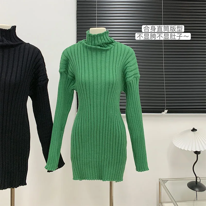 Vintage Slim-Fit Pullover Turtleneck Mid-Length Sweater Women's Y2K Long Sleeve Casual Party Pullover Women's Aesthetic Sweater
Vintage Slim-Fit Pullover Turtleneck Mid-Length Sweater Women's Y2K Long Sleeve Casual Party Pullover Women's Aesthetic Sweater