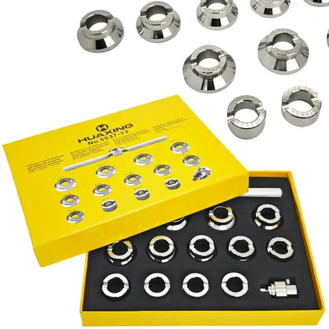 5537-13 Alloy Watch Case Back Opener DIe Waterproof Grooved Cover Suitable for Rolex Watches Remover Tool 18.5mm-36.5mm 5539