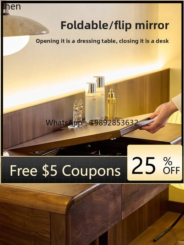 black walnut solid wood dresser mirror makeup table storage cabinet flip cover makeup table
black walnut solid wood dresser mirror makeup table storage cabinet flip cover makeup table