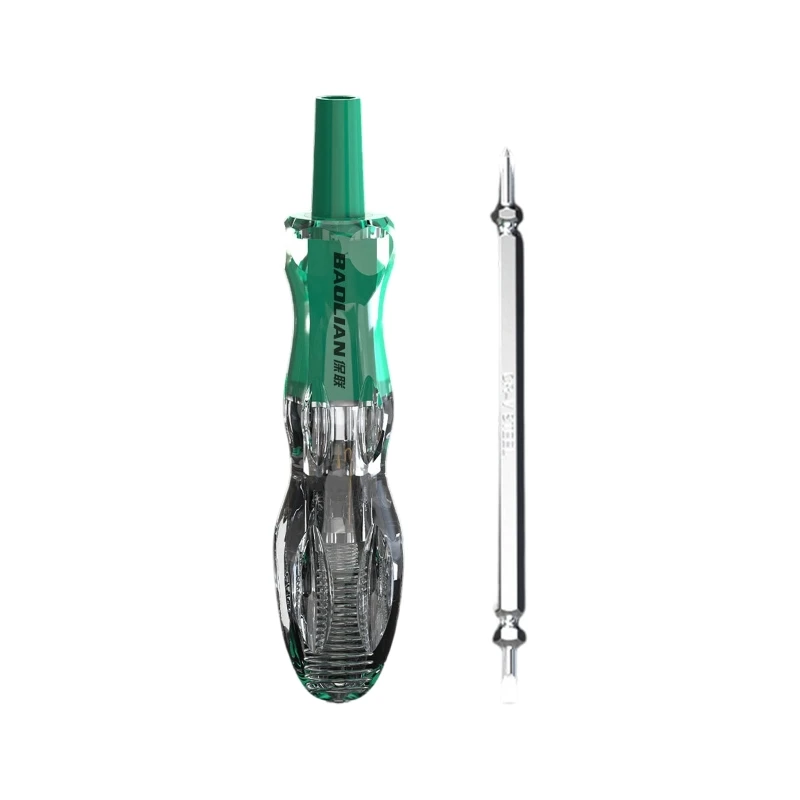 E06B Tester, Double Bit Tester, Electrical Tester, 100-500V Double Headed Screwdriver Tester
E06B Tester, Double Bit Tester, Electrical Tester, 100-500V Double Headed Screwdriver Tester