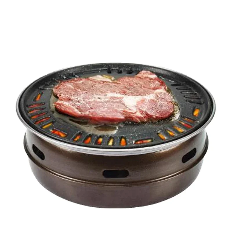Household Barbecue Grill Korean Carbon Oven Baking Tray Round Barbecue Machine Fried Meat Pot
Household Barbecue Grill Korean Carbon Oven Baking Tray Round Barbecue Machine Fried Meat Pot