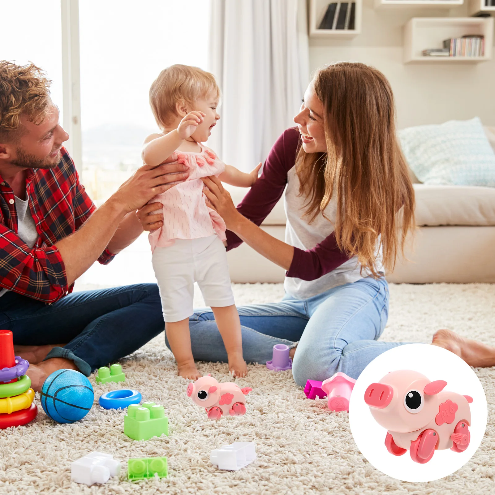 Clockwork Animal Wind Up Pig Shaped Spring Plaything Plastic Preschool Educational Party Favors Gift For Baby
Clockwork Animal Wind Up Pig Shaped Spring Plaything Plastic Preschool Educational Party Favors Gift For Baby