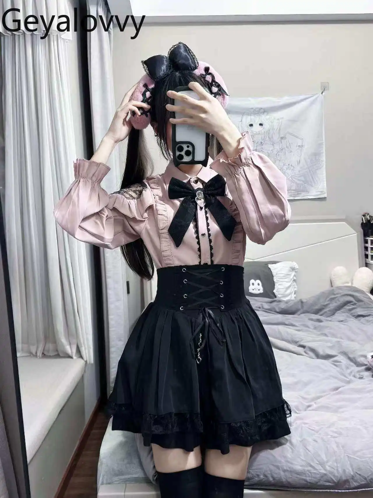 French-style Lace Trim Shirt with Bow Versatile Long-sleeve Top and High-waisted Short Skirt Sweet Two-piece Set for Girls
French-style Lace Trim Shirt with Bow Versatile Long-sleeve Top and High-waisted Short Skirt Sweet Two-piece Set for Girls