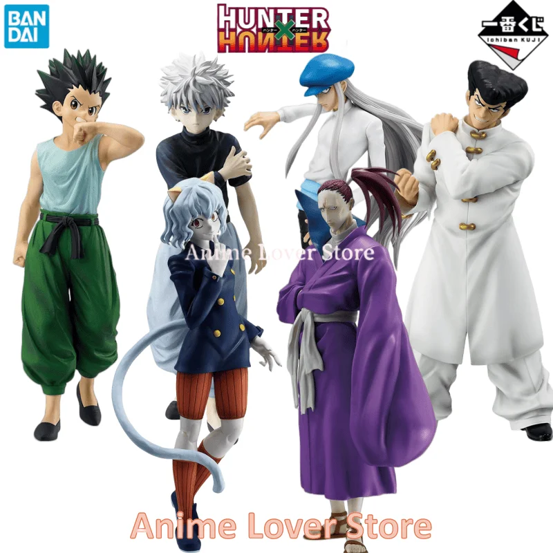 Bandai HUNTER×HUNTER Ichiban Kuji Gon Freecss Killua Zoldyck Kite Shoot Knuckle Nephelpito Anime Figures Toys
Bandai HUNTER×HUNTER Ichiban Kuji Gon Freecss Killua Zoldyck Kite Shoot Knuckle Nephelpito Anime Figures Toys
