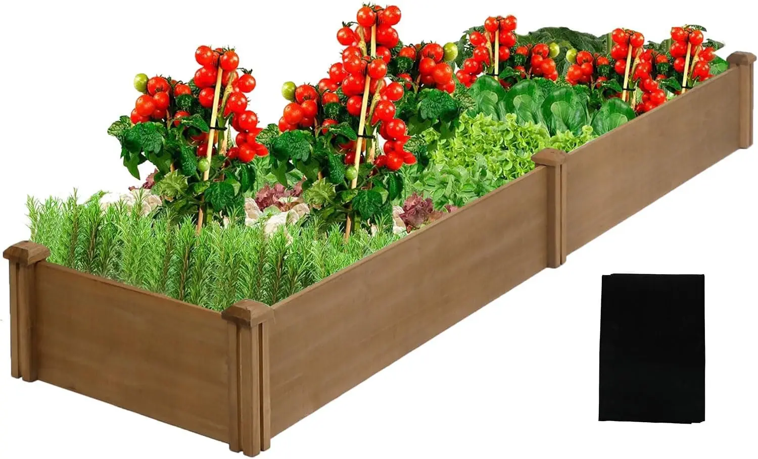 Petscosset 8x2Ft Raised Garden Bed Wooden Planter Box Vegetable Garden Box for Outdoor Gardening
Petscosset 8x2Ft Raised Garden Bed Wooden Planter Box Vegetable Garden Box for Outdoor Gardening