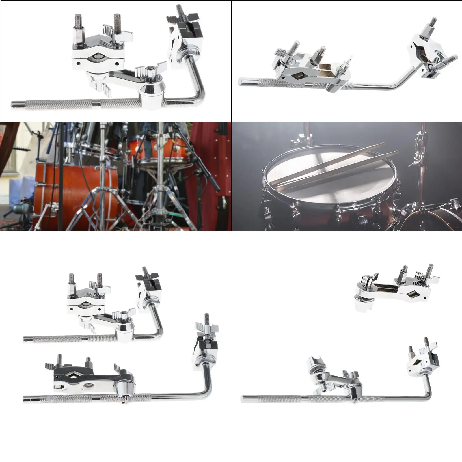 Drum Extension Clamp Convemient Portable Metal Adjustable Cymbal Arm Attachment Drum Set Mounting Clamp for Music Instrument
Drum Extension Clamp Convemient Portable Metal Adjustable Cymbal Arm Attachment Drum Set Mounting Clamp for Music Instrument