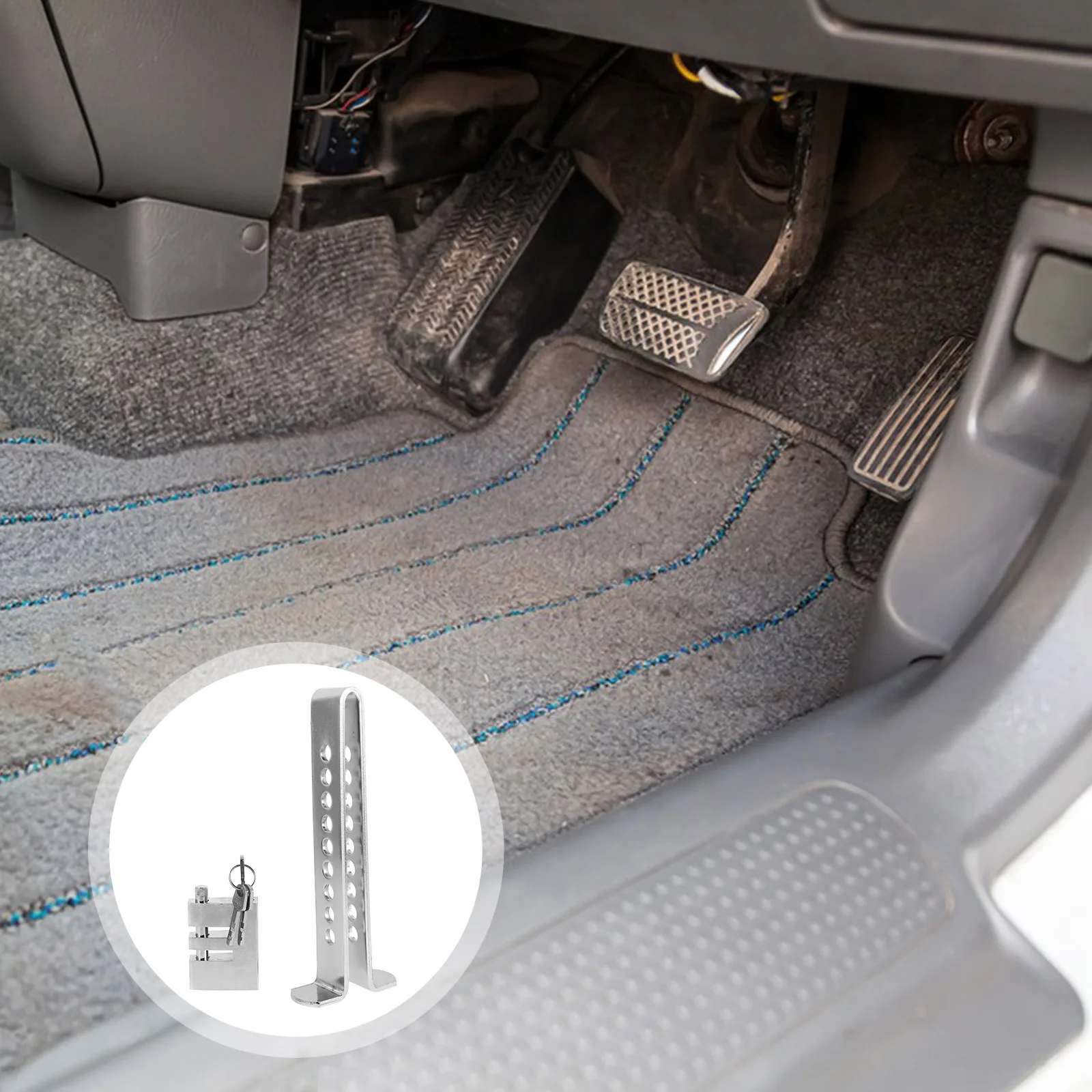 Adjustable Retractable U-Shaped Steering Wheel Anti Theft Lock Multifunctional Car Clutch Brake Accelerator Security Device 
Adjustable Retractable U-Shaped Steering Wheel Anti Theft Lock Multifunctional Car Clutch Brake Accelerator Security Device