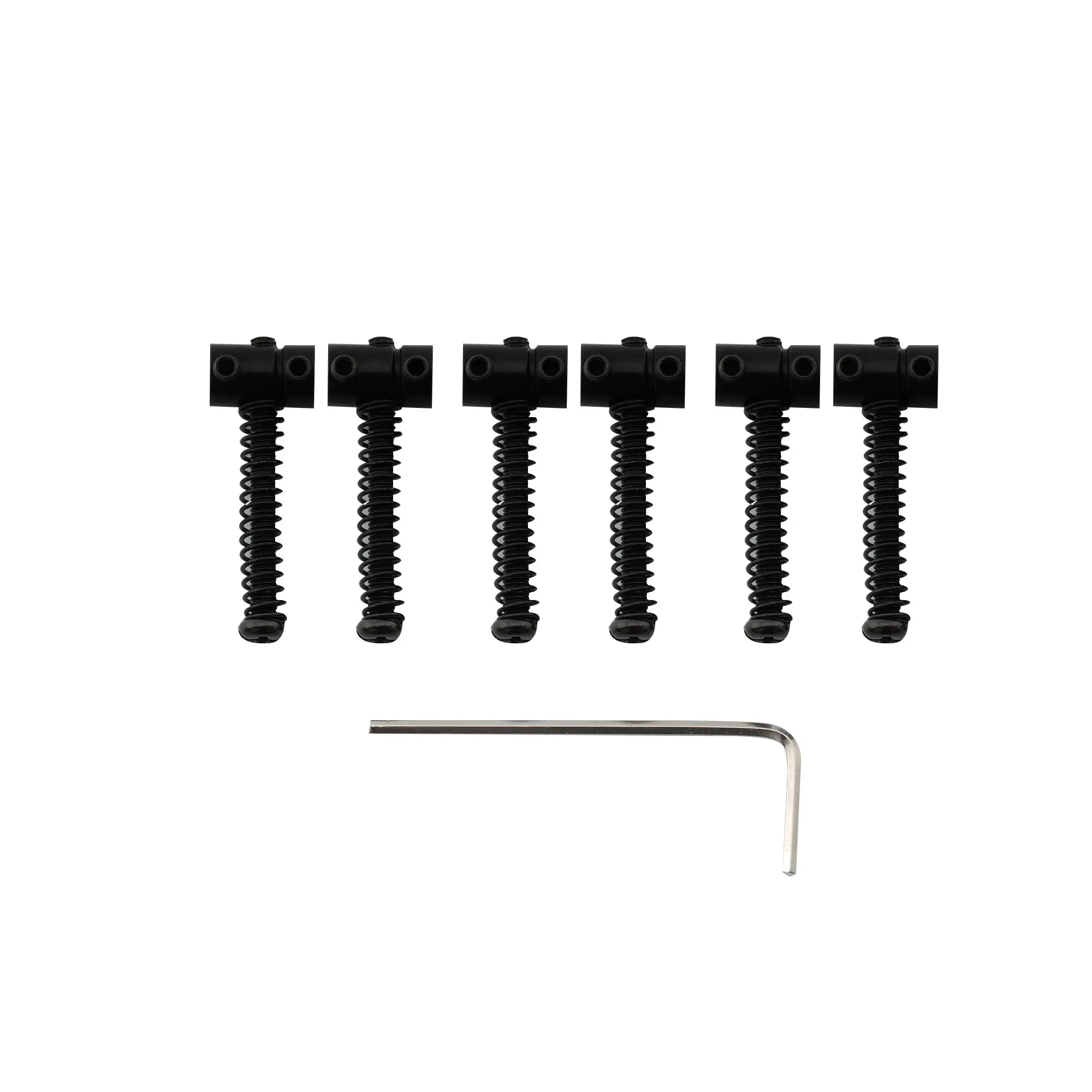 Musiclily Pro 10.8mm Small Barrel Steel Tele Saddles for Fender Squier Telecaster Style Electric Guitar, Black (Set of 6)
Musiclily Pro 10.8mm Small Barrel Steel Tele Saddles for Fender Squier Telecaster Style Electric Guitar, Black (Set of 6)