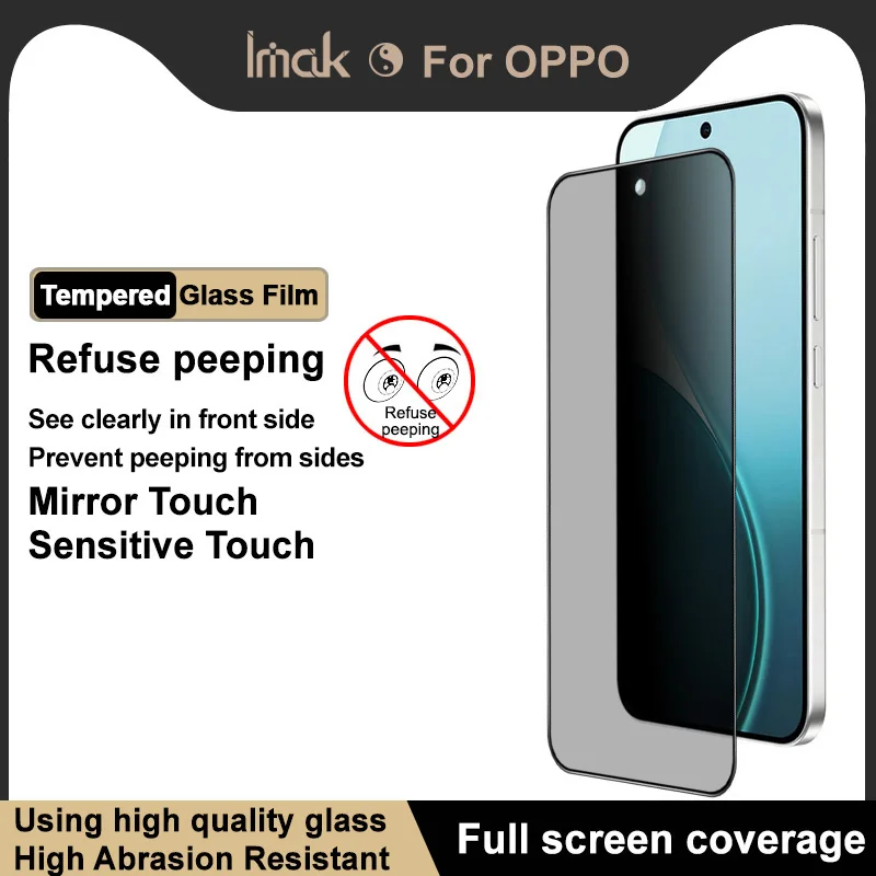 Закаленное стекло IMAK Privacy для OPPO A6 Pro 4G 5G Защитная пленка для глобального экрана
Закаленное стекло IMAK Privacy для OPPO A6 Pro 4G 5G Защитная пленка для глобального экрана