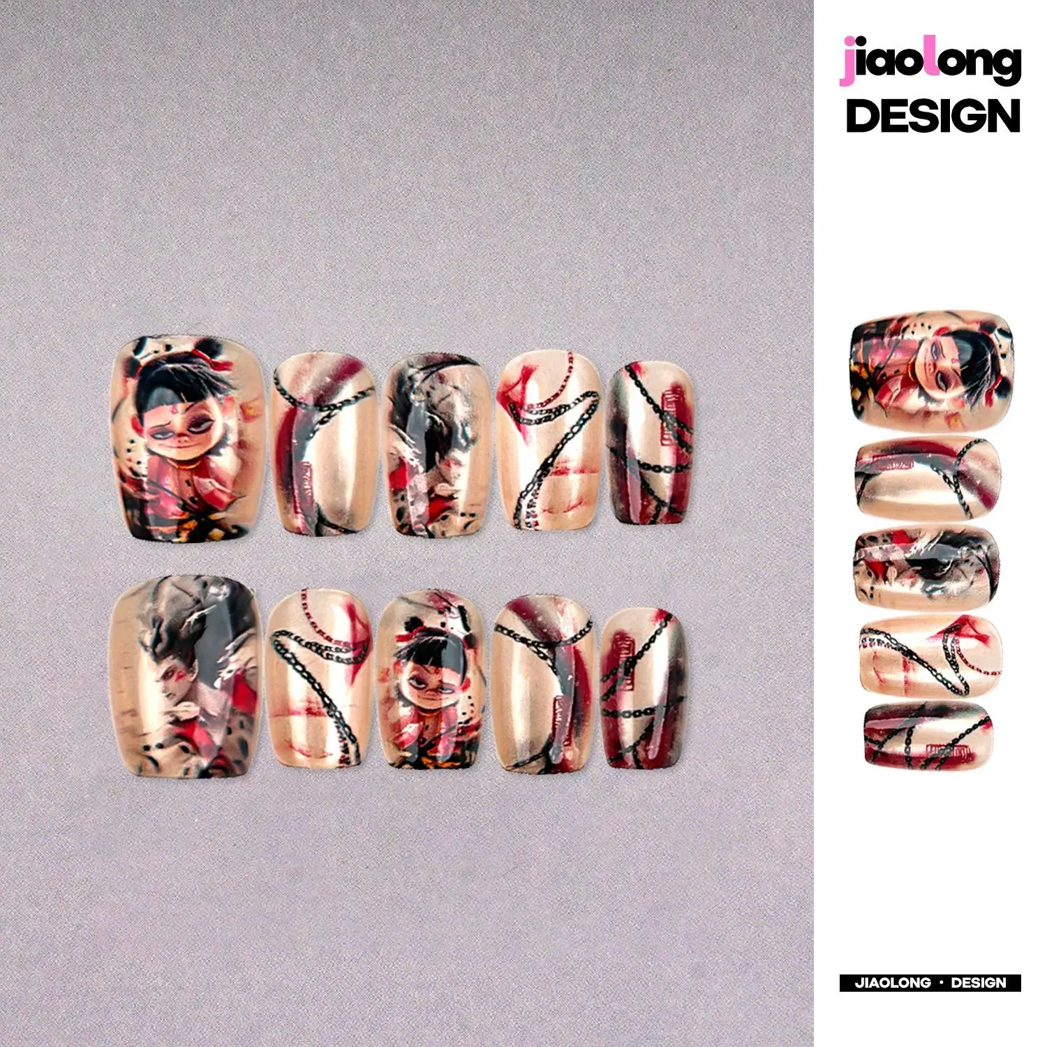 2025 Style Nezha Aobing Li Jing Madam Yin Taiyi Zhenren Shen Gongbao Press on Nails Exclusive Design Beautiful Kawaii Present
2025 Style Nezha Aobing Li Jing Madam Yin Taiyi Zhenren Shen Gongbao Press on Nails Exclusive Design Beautiful Kawaii Present