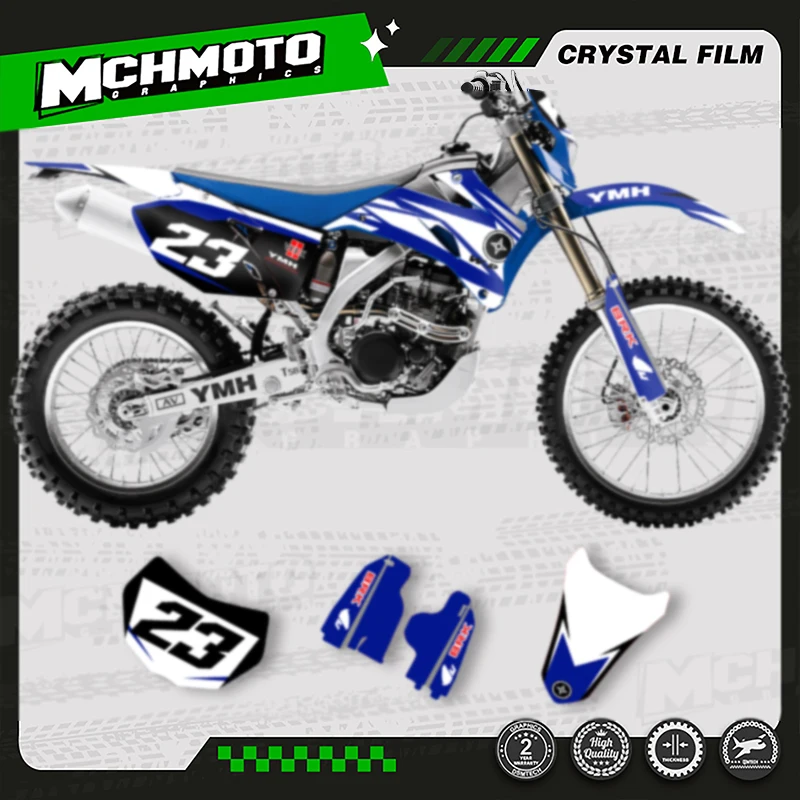 MCHMFG For YAMAHA WRF450 07-11 WRF250 2007-2013 Full Set Motorcycle Graphics Background Decal Stickers Kits Number Name Custom
MCHMFG For YAMAHA WRF450 07-11 WRF250 2007-2013 Full Set Motorcycle Graphics Background Decal Stickers Kits Number Name Custom