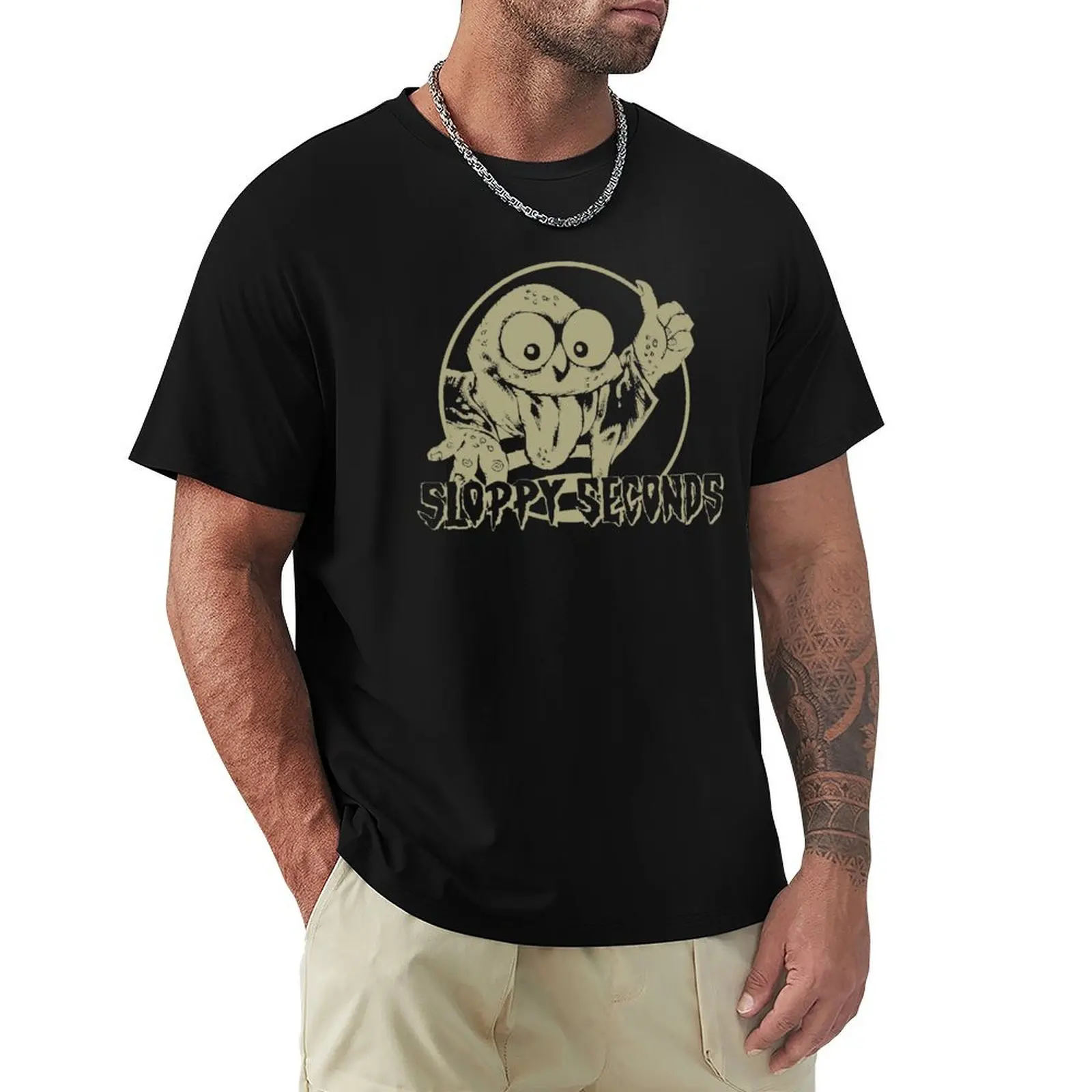 Sloppy Seconds T-Shirt Casual Minimalist Short Sleeve Top
Sloppy Seconds T-Shirt Casual Minimalist Short Sleeve Top