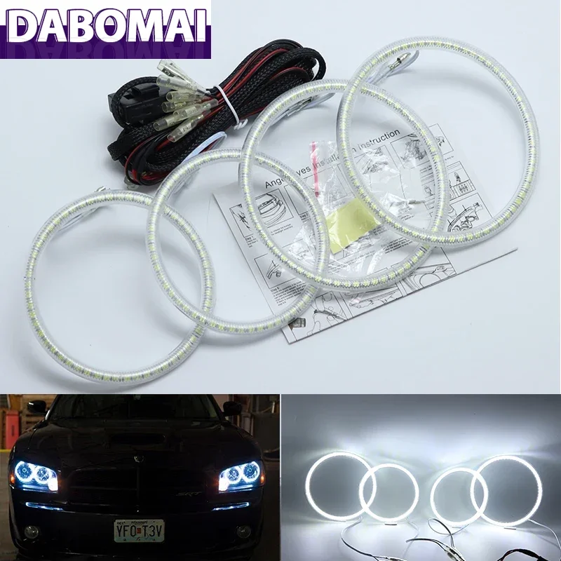 Ultra Bright SMD White LED Angel Eyes 2600LM 12V Halo Ring Kit Daytime Running Light for Dodge Charger 2005 To 2010 2007 2008
Ultra Bright SMD White LED Angel Eyes 2600LM 12V Halo Ring Kit Daytime Running Light for Dodge Charger 2005 To 2010 2007 2008