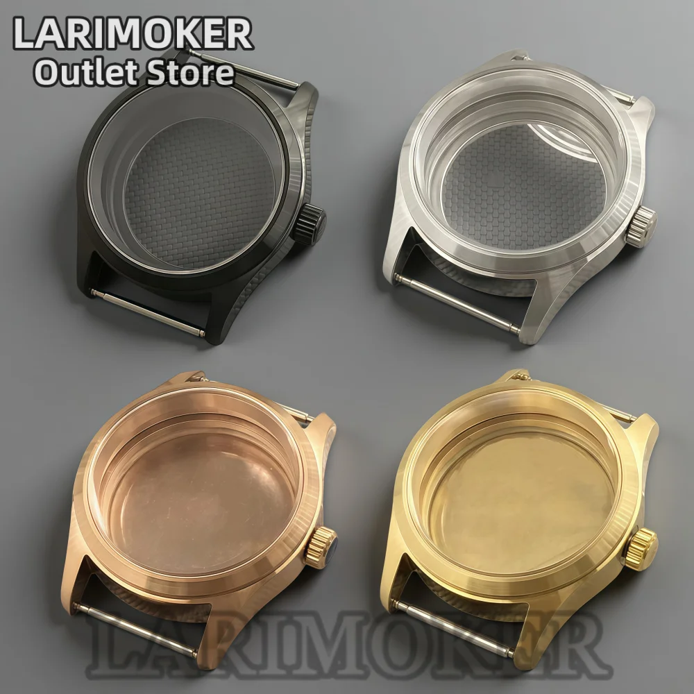 LARIMOKER 36mm 39mm Silver Black Gold Stainless Steel Watch Case Curved Sapphire Glass Suitable For NH35 ETA Miyota 9015 PT5000
LARIMOKER 36mm 39mm Silver Black Gold Stainless Steel Watch Case Curved Sapphire Glass Suitable For NH35 ETA Miyota 9015 PT5000