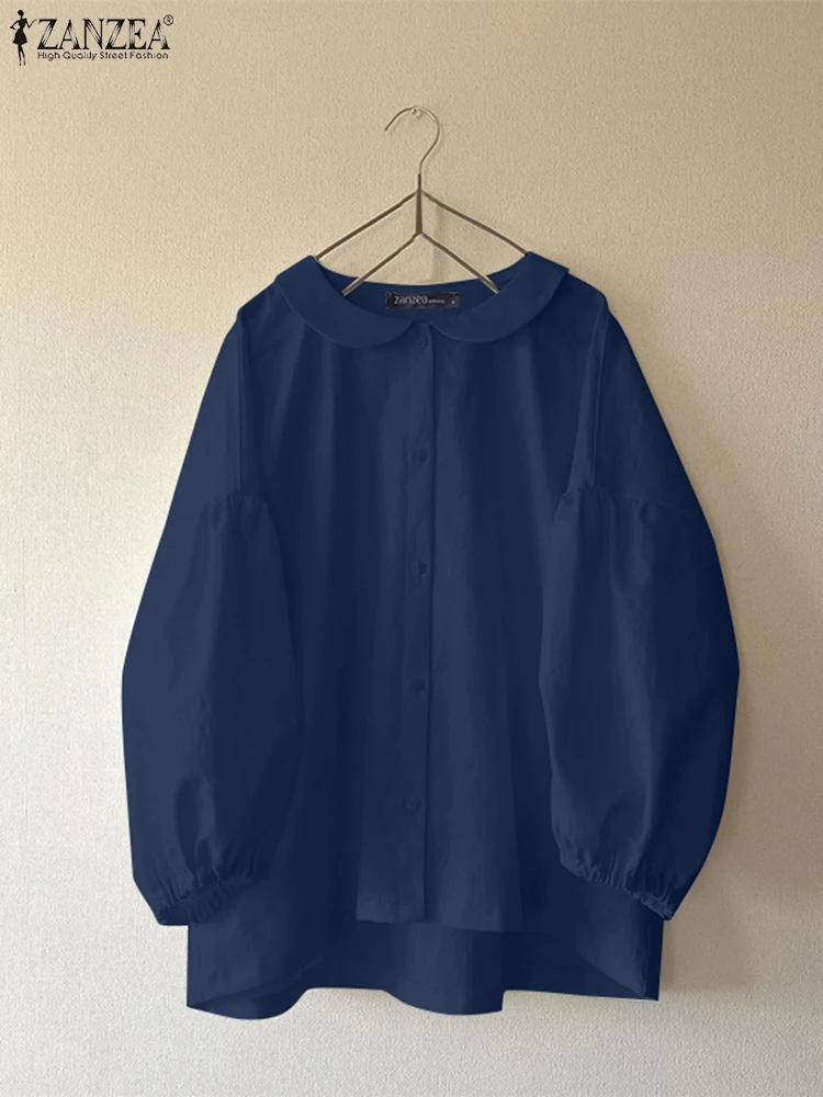 ZANZEA Women Blouse Summer Peter Pan Collar Fashion Shirts 2025 Tunic Casual 3/4 Lantern Sleeve Solid Color Loose Elegant OL Top
ZANZEA Women Blouse Summer Peter Pan Collar Fashion Shirts 2025 Tunic Casual 3/4 Lantern Sleeve Solid Color Loose Elegant OL Top