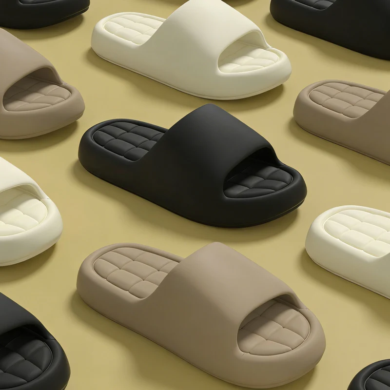 Men's Thick Platform Slippers EVA Soft Sole Pillow Slides Summer Beach Flip Flops Women Non Slip Bathroom Couple Home Slippers
Men's Thick Platform Slippers EVA Soft Sole Pillow Slides Summer Beach Flip Flops Women Non Slip Bathroom Couple Home Slippers