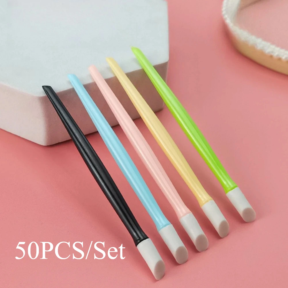 50Pcs/Set Professional Nail Cuticle Pushers Multifunction Silicone Head Embossing Stick Dead Skin Remover Rubber Press Pen
50Pcs/Set Professional Nail Cuticle Pushers Multifunction Silicone Head Embossing Stick Dead Skin Remover Rubber Press Pen