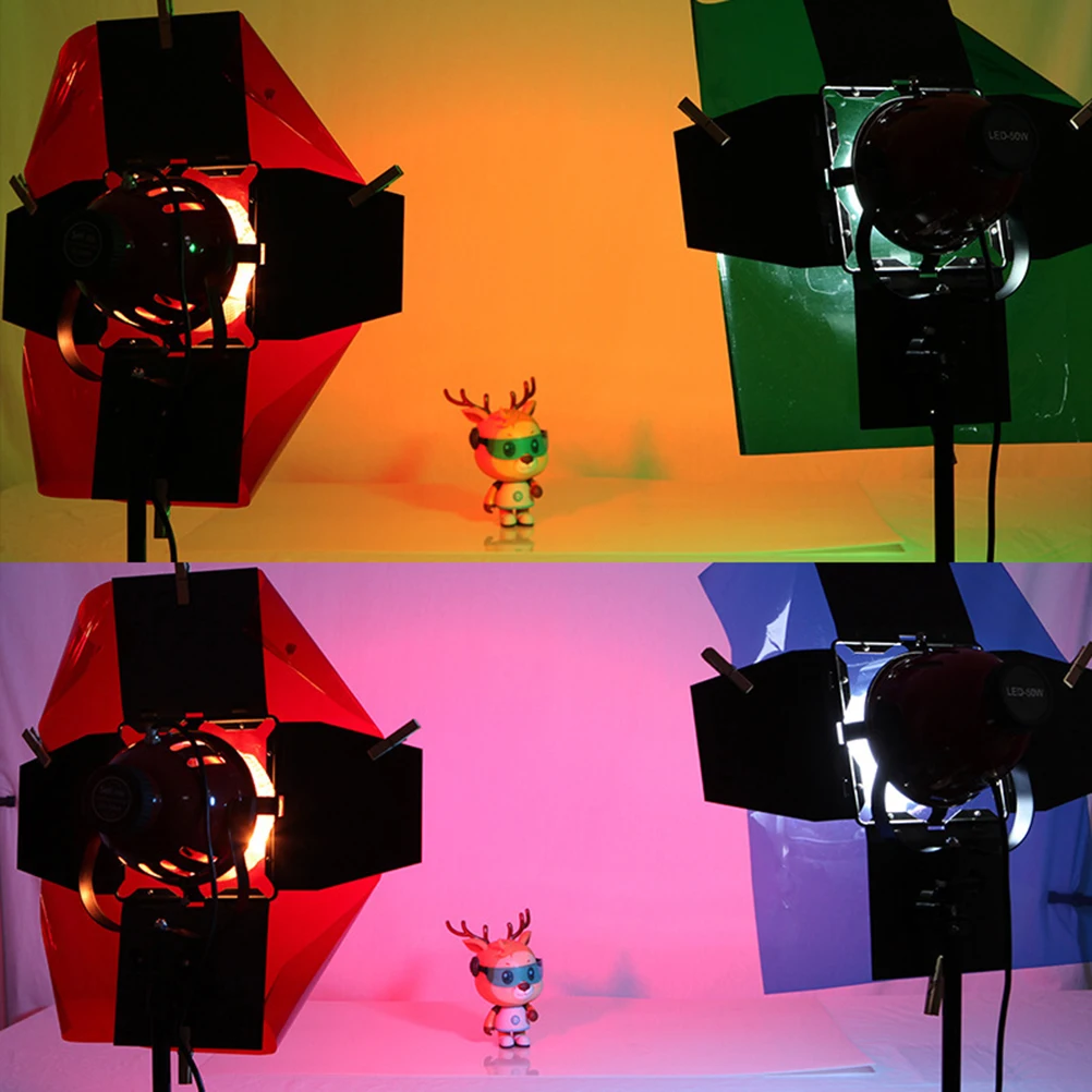 5PCS Color Filter Paper High Quality Reusable Photo Studio Accessory Lighting Effect Temperature Change Decor Advertising
5PCS Color Filter Paper High Quality Reusable Photo Studio Accessory Lighting Effect Temperature Change Decor Advertising