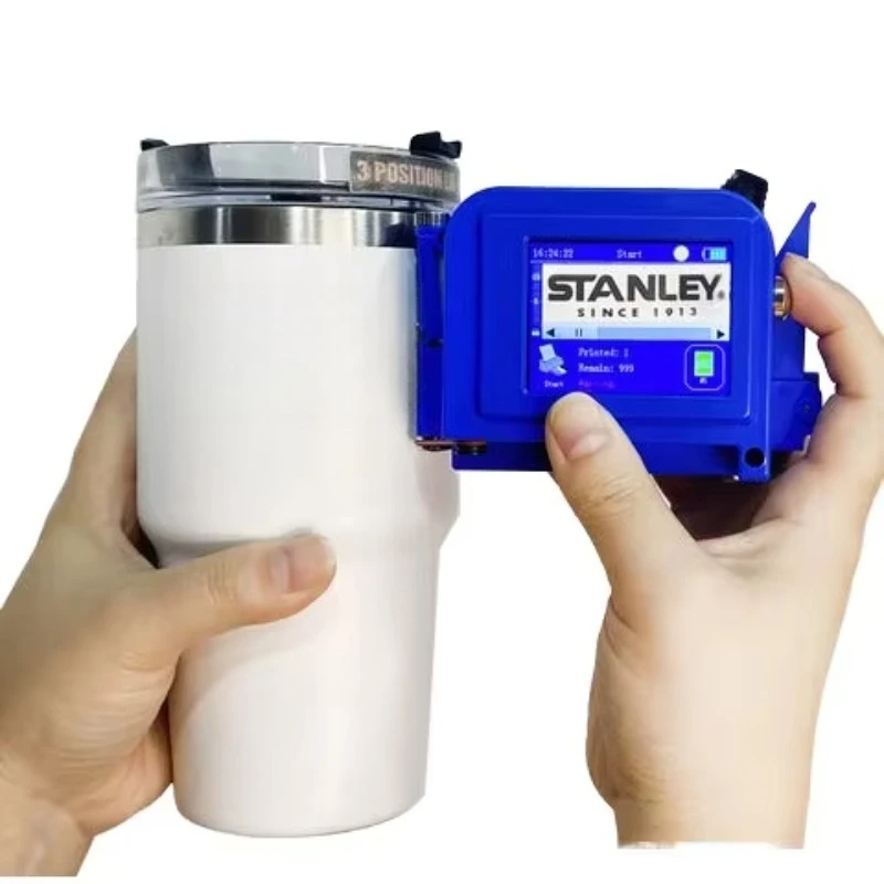 Golden Sources 12.7mm Mini Handheld Inkjet Printer Hand Held Portable Ink Jet Printer for Box Logo Batch Code Printing