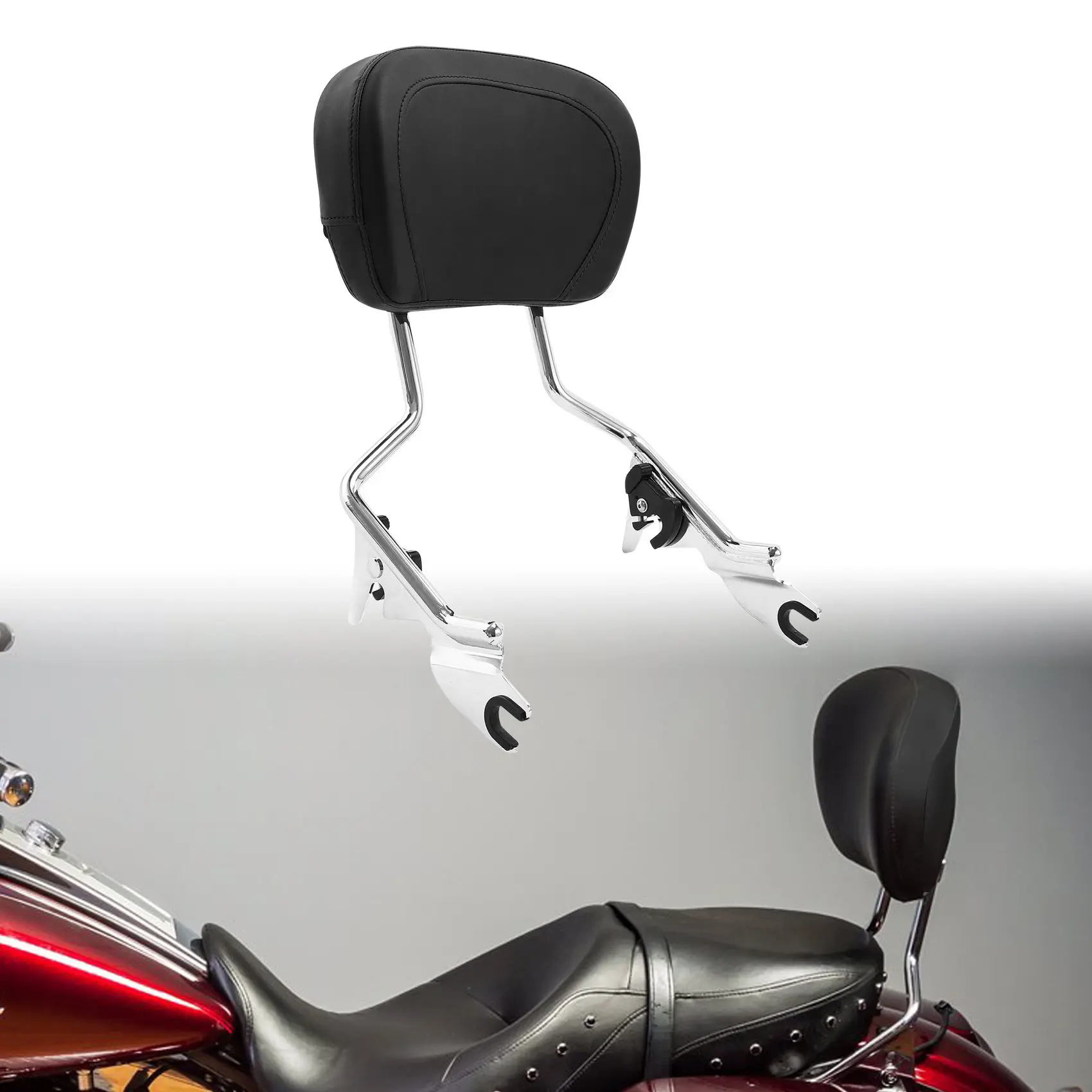 Съемная спинка пассажира для мотоцикла Sissy Bar с подушкой для Harley Touring Road King Street Glide 2009-2022 2019 2018
Съемная спинка пассажира для мотоцикла Sissy Bar с подушкой для Harley Touring Road King Street Glide 2009-2022 2019 2018