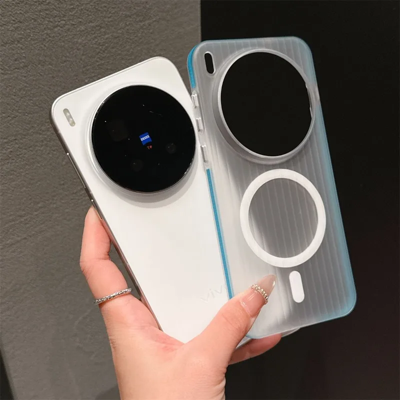 Case For VIVO X300 Ultra X300Pro X300S X200 Pro Case Magnetic Corrugated Matte Transparent Phone Cover Dustproof Non-Slip Bumper
Case For VIVO X300 Ultra X300Pro X300S X200 Pro Case Magnetic Corrugated Matte Transparent Phone Cover Dustproof Non-Slip Bumper