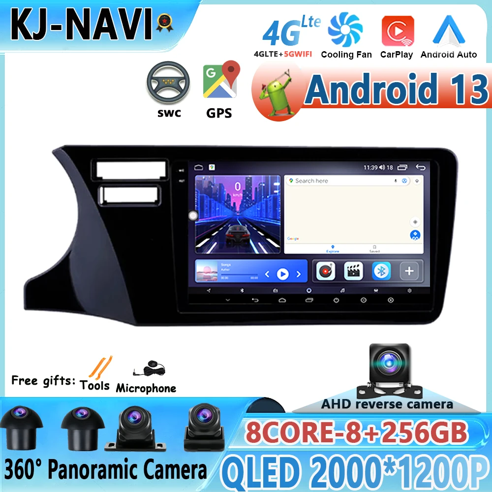Android 13 Car Radio Multimedia Player Carplay 4G For Honda City 2014 2015 2016 2017 Auto Audio Video Head Unit GPS Navigation
Android 13 Car Radio Multimedia Player Carplay 4G For Honda City 2014 2015 2016 2017 Auto Audio Video Head Unit GPS Navigation