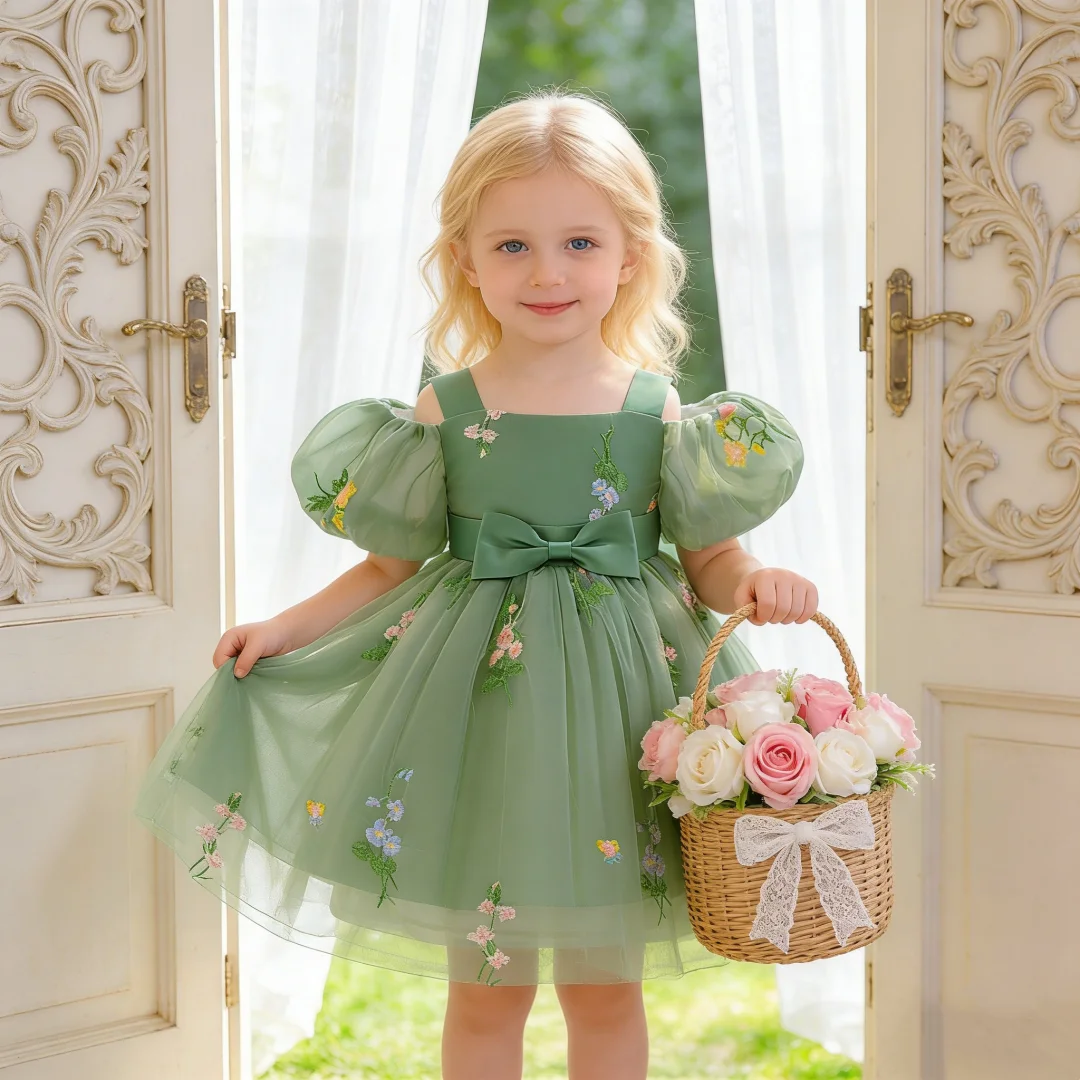 Toddler Bow Print Ball Gown Elegant Party Baptism Birthday Wedding Princess Dresses Girl Bridesmaid Prom Costume
Toddler Bow Print Ball Gown Elegant Party Baptism Birthday Wedding Princess Dresses Girl Bridesmaid Prom Costume