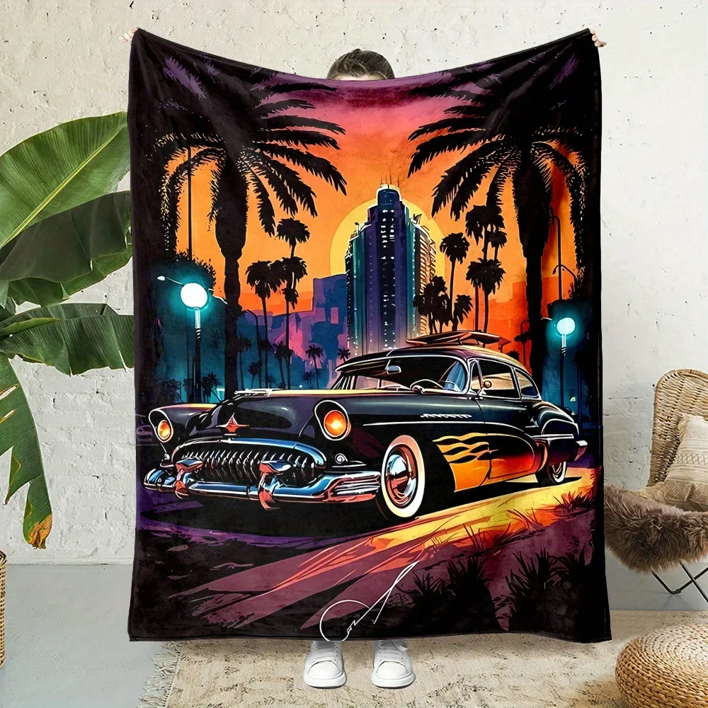 Vintage Classic Car Under Sunset Print Flannel Throw Blanket Soft Polyester Digital Printed AllSeason NonWoven Blanket
Vintage Classic Car Under Sunset Print Flannel Throw Blanket Soft Polyester Digital Printed AllSeason NonWoven Blanket