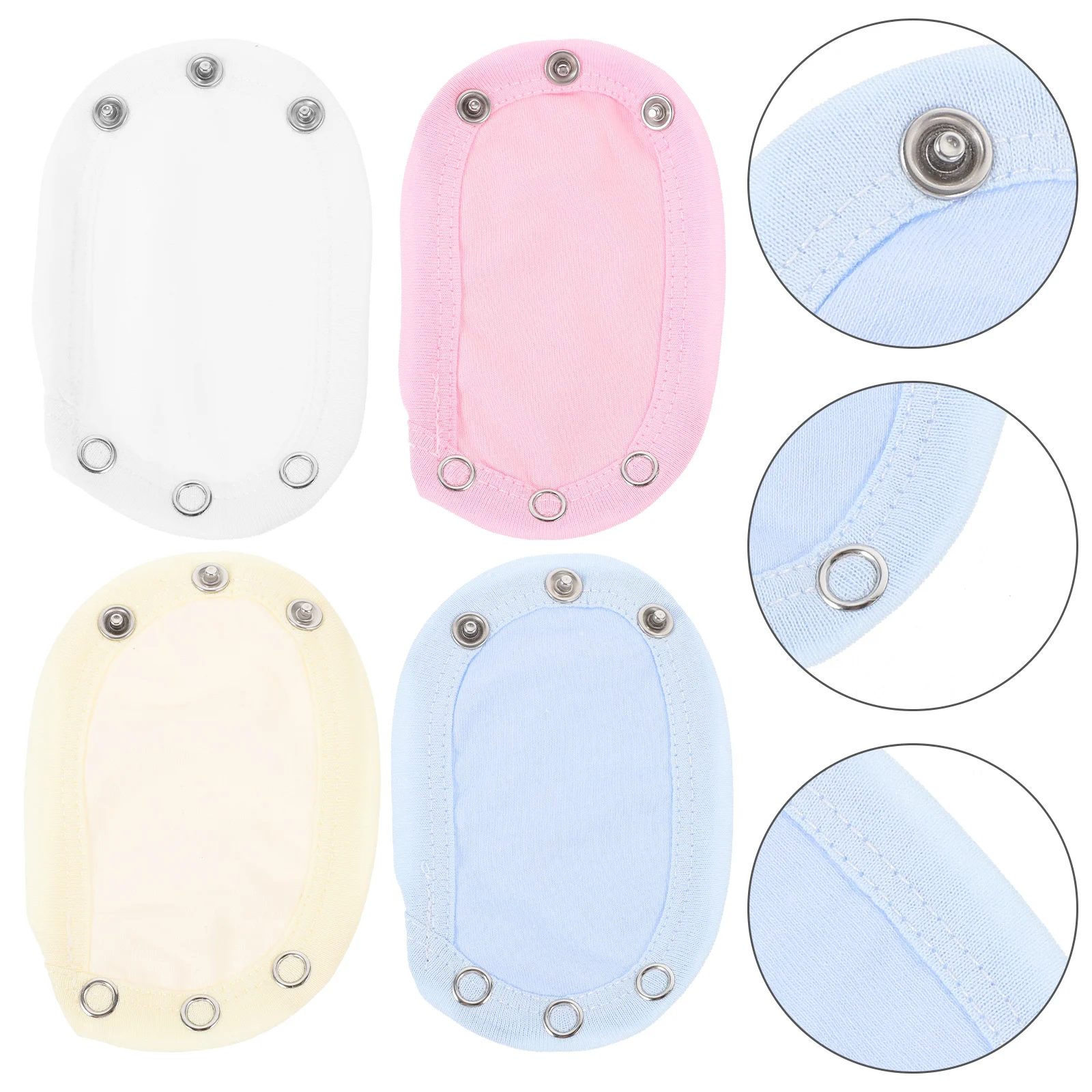 4 Pcs Baby Bodysuit Extender Snap Rompers Jumpsuits Extension Pure Cotton Double Layer Comfortable Soft Toddler Girl Boy
4 Pcs Baby Bodysuit Extender Snap Rompers Jumpsuits Extension Pure Cotton Double Layer Comfortable Soft Toddler Girl Boy