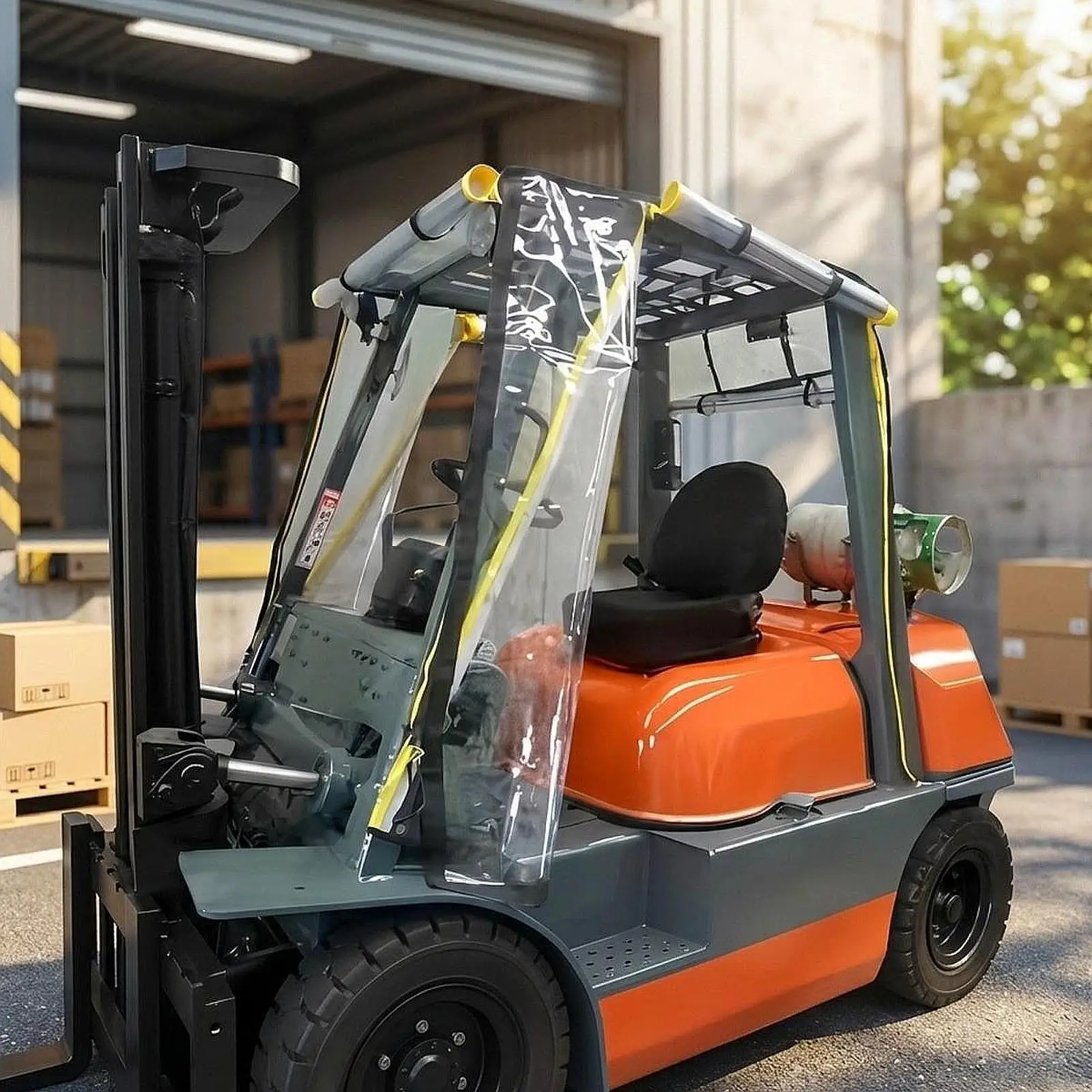 Forklift Rain Cover Cab Enclosure Full Visibility 144.8x132x132cm Easy Install Multifunctional Fits Small Loaders Rain Canopy
Forklift Rain Cover Cab Enclosure Full Visibility 144.8x132x132cm Easy Install Multifunctional Fits Small Loaders Rain Canopy