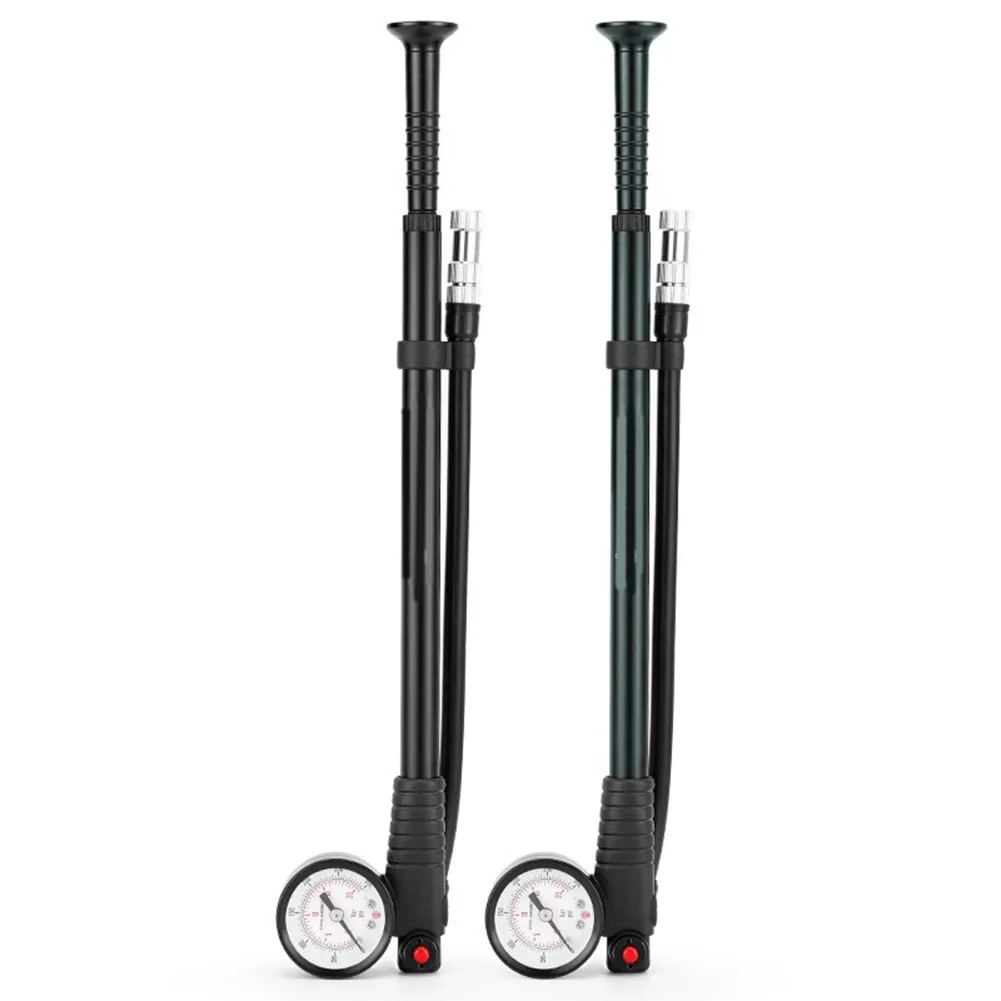 Bike Shock Pump With Pressure Gauge 300PSI High Pressure Bike Tire Inflator Air Pump For Bicycle Fork And Rear Suspension
Bike Shock Pump With Pressure Gauge 300PSI High Pressure Bike Tire Inflator Air Pump For Bicycle Fork And Rear Suspension