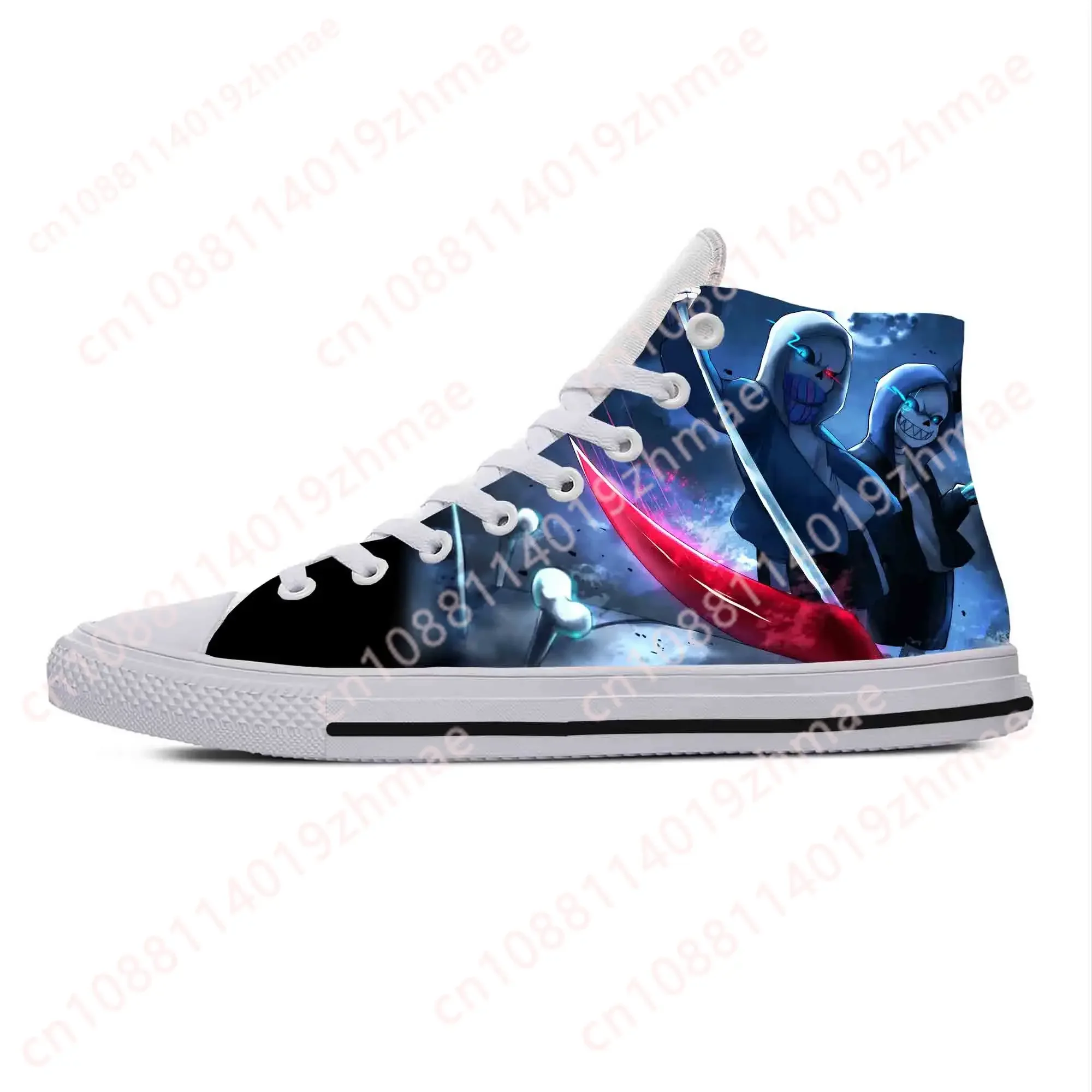 Undertale Sans Skull Skeleton Anime Cartoon Game Casual Cloth Shoes High Top Lightweight Breathable 3D Print Men Women Sneakers
Undertale Sans Skull Skeleton Anime Cartoon Game Casual Cloth Shoes High Top Lightweight Breathable 3D Print Men Women Sneakers