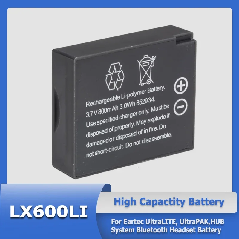 High Quality XDOU LX600LI New 800mAh Battery For Eartec UltraLITE, UltraPAK,HUB System Bluetooth Headset Battery
High Quality XDOU LX600LI New 800mAh Battery For Eartec UltraLITE, UltraPAK,HUB System Bluetooth Headset Battery