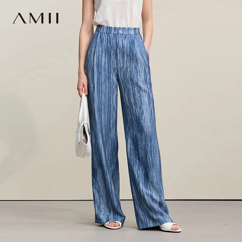 Amii Women's Pants 2026 Summer New Elastic Back Waist Casual Tie Dye Wide Leg Trousers Loose Office Long Pants Women 12642065
Amii Women's Pants 2026 Summer New Elastic Back Waist Casual Tie Dye Wide Leg Trousers Loose Office Long Pants Women 12642065