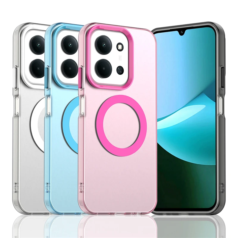 Translucent Case For Xiaomi Poco C85 Case For Poco C85 Magnetic Adsorption Wireless Charge Back Cover For Poco C85 Case 6.9 inch
Translucent Case For Xiaomi Poco C85 Case For Poco C85 Magnetic Adsorption Wireless Charge Back Cover For Poco C85 Case 6.9 inch