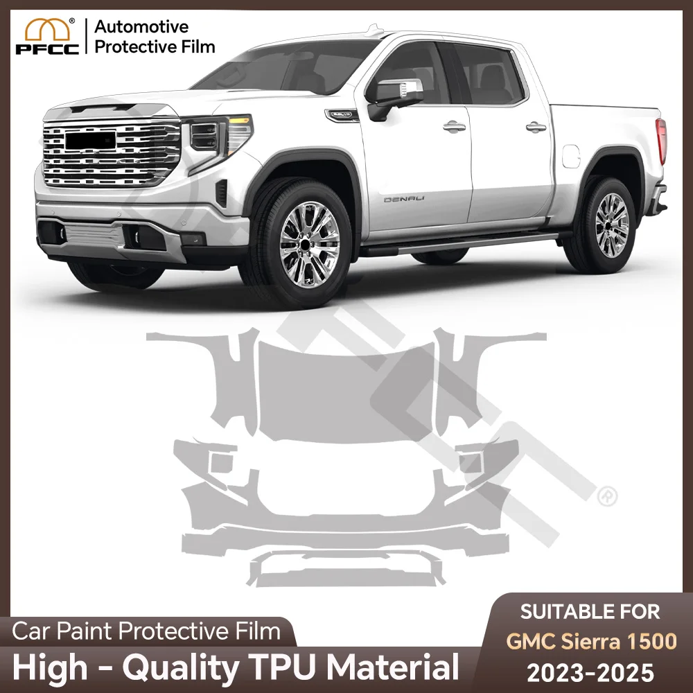 For GMC Sierra 1500 2023-2025 TPU Paint Protection Film Car Pre-cut PPF Clear Bra Anti-Scratch Resistant Repairable Invisible
For GMC Sierra 1500 2023-2025 TPU Paint Protection Film Car Pre-cut PPF Clear Bra Anti-Scratch Resistant Repairable Invisible