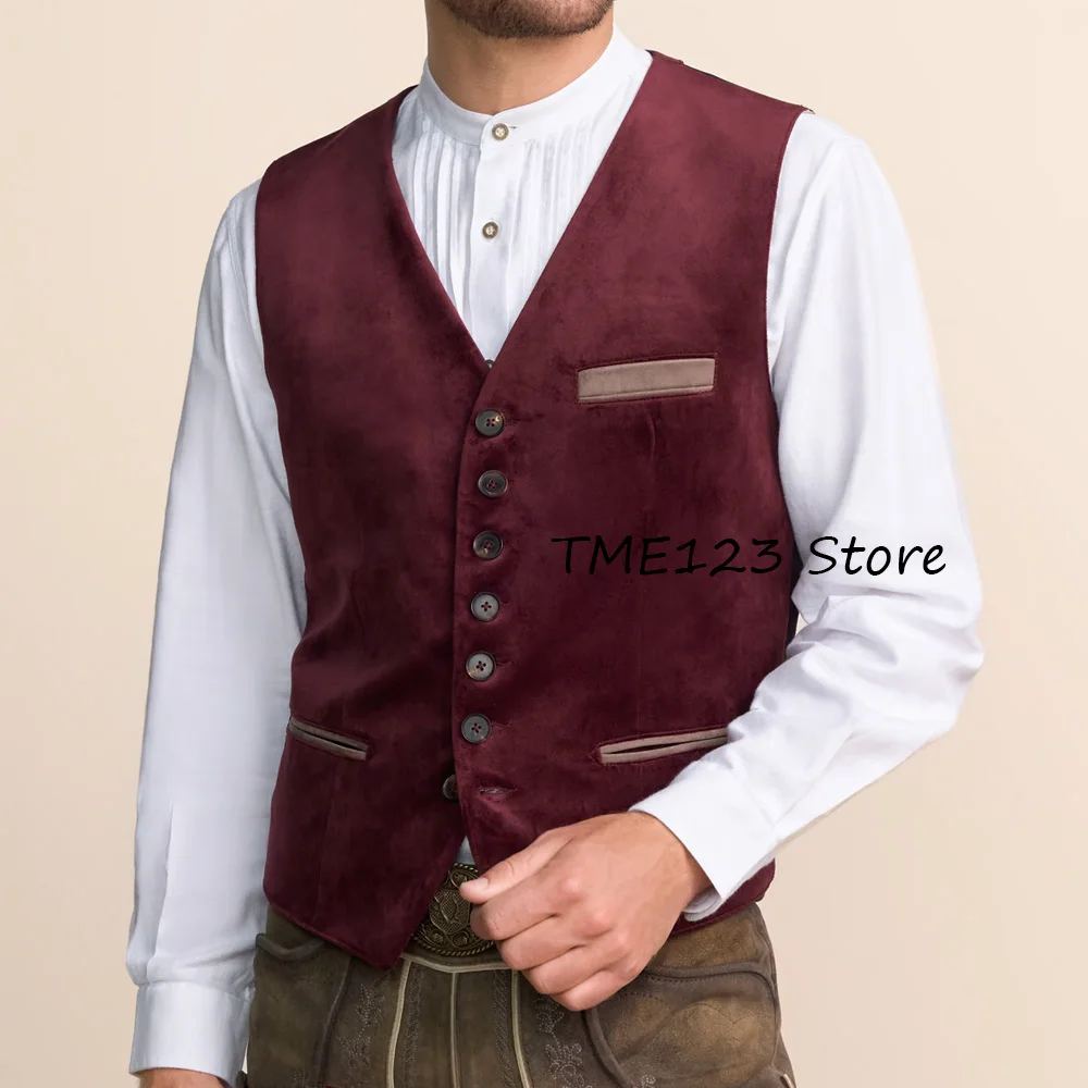 Men's Vest Fashion Suit Casual and Stylish Velvet Fabric V-neck Straight Pockets Working Work Vintage Classic Suits Blazer
Men's Vest Fashion Suit Casual and Stylish Velvet Fabric V-neck Straight Pockets Working Work Vintage Classic Suits Blazer