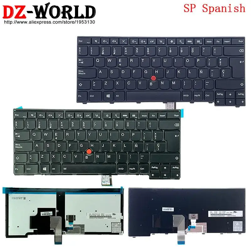 SP Клавиатура с испанской подсветкой для ноутбука Lenovo Thinkpad T440 P T431S T450 S T460 L440 L450 L460 L470 E431 E440 01AX320 04Y0834
SP Клавиатура с испанской подсветкой для ноутбука Lenovo Thinkpad T440 P T431S T450 S T460 L440 L450 L460 L470 E431 E440 01AX320 04Y0834
