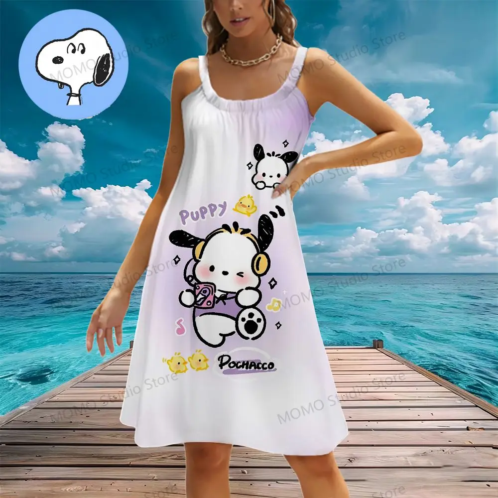 Snoopy женские пляжные платья Kawaii O-образный вырез Y2k Бохо S-3XL Лето 2024 новое платье на бретельках Модное Элегантное сексуальное для молодых девушек
Snoopy женские пляжные платья Kawaii O-образный вырез Y2k Бохо S-3XL Лето 2024 новое платье на бретельках Модное Элегантное сексуальное для молодых девушек