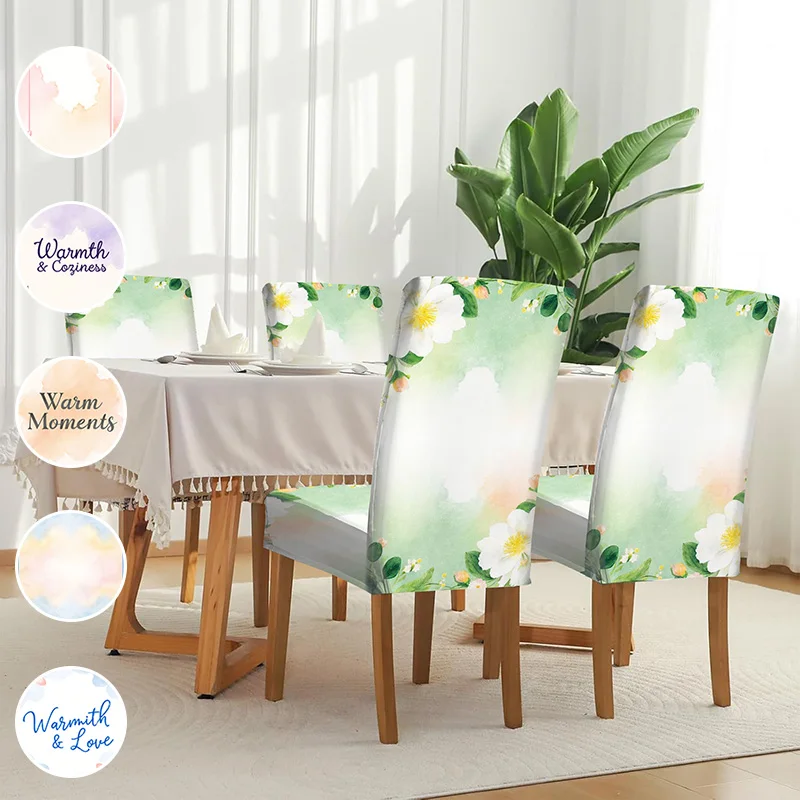 Elastic dining chair cover, blank text printing pattern, removable and washable household dining chair cover
Elastic dining chair cover, blank text printing pattern, removable and washable household dining chair cover