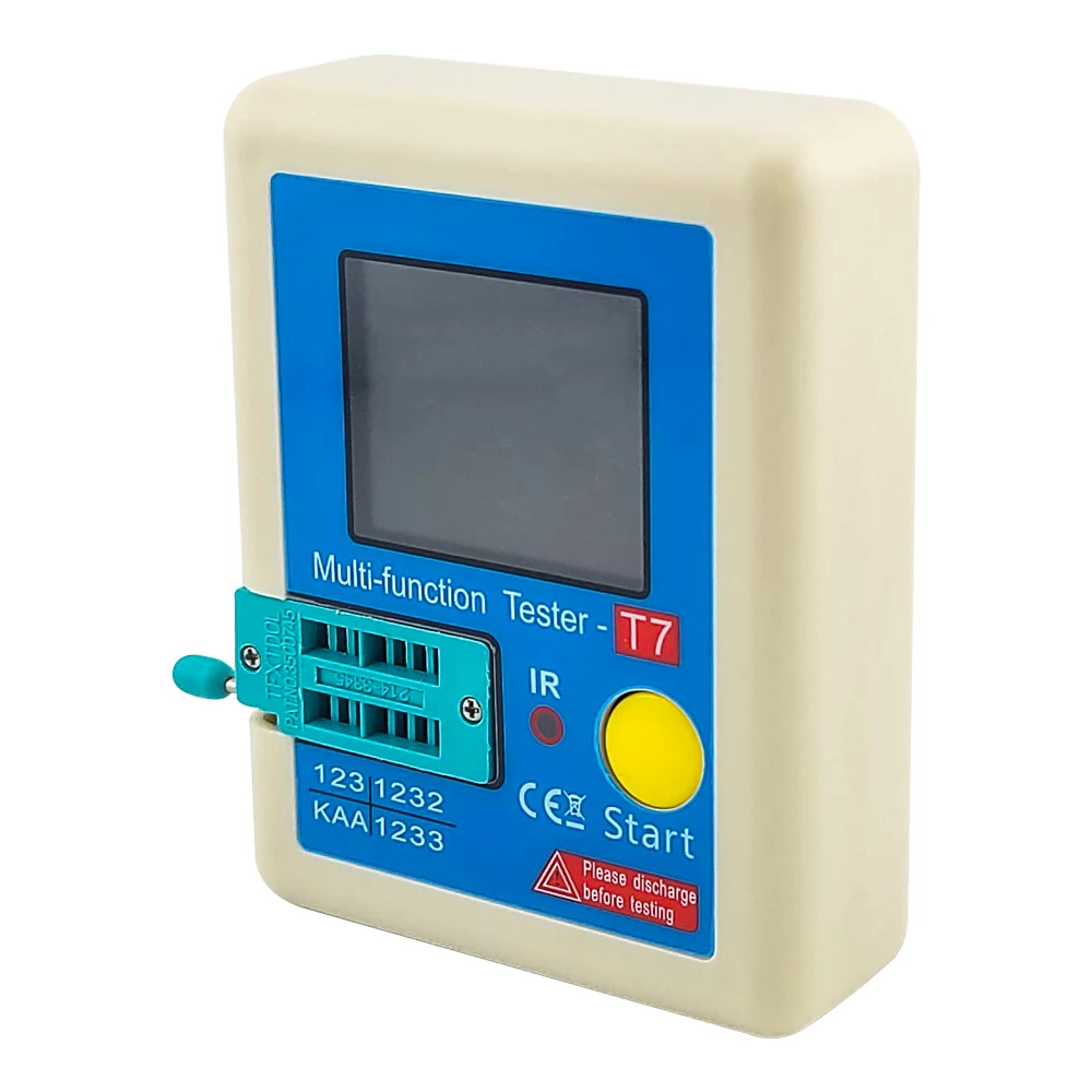 LCR-T7 Transistor Tester with 3.5 Inch TFT Display and IR Multimeter - High Speed Multi-Meter for NPN PNP Diode Capacitor
LCR-T7 Transistor Tester with 3.5 Inch TFT Display and IR Multimeter - High Speed Multi-Meter for NPN PNP Diode Capacitor
