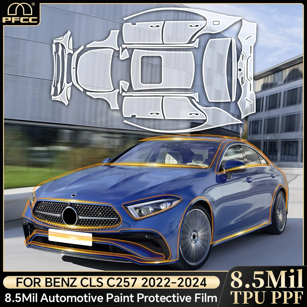 TPU For Mercedes Benz CLS C257 2022-2024 Paint Protection Film Pre-cut PPF Car Body Clear Bra Anti-Scratch Resistant Invisible
TPU For Mercedes Benz CLS C257 2022-2024 Paint Protection Film Pre-cut PPF Car Body Clear Bra Anti-Scratch Resistant Invisible