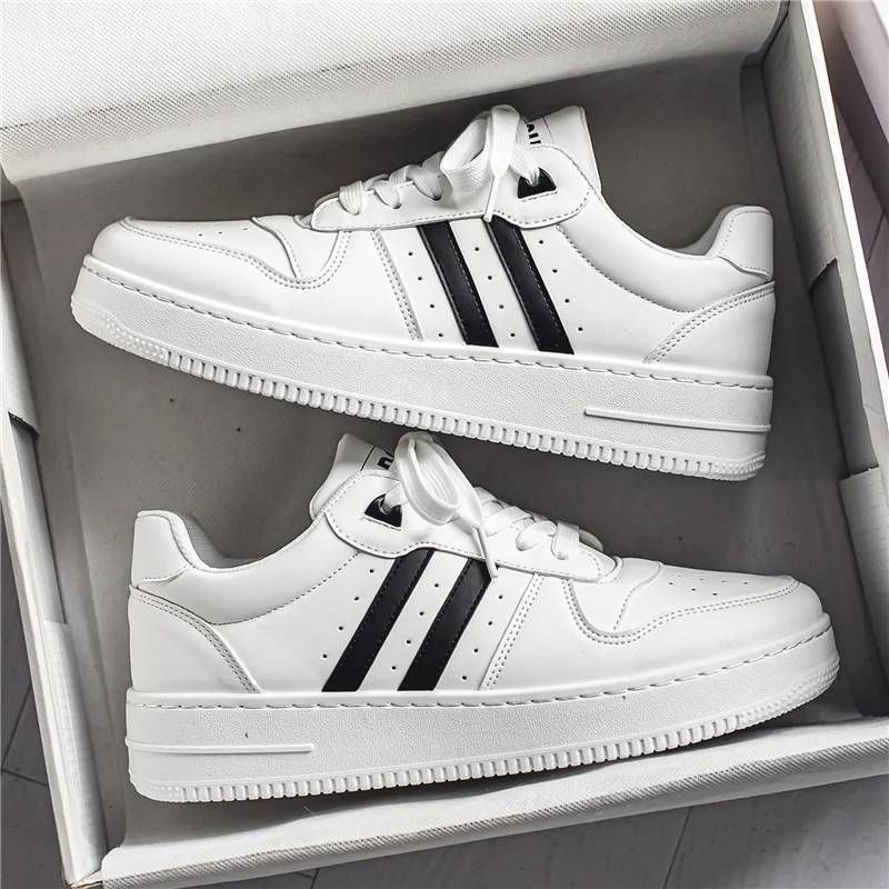 Men's Casual Low-Top Shoes Spring New Fashion Lightweight Breathable round Toe Lace-Up Board Shoes PU Leather Comfortable
Men's Casual Low-Top Shoes Spring New Fashion Lightweight Breathable round Toe Lace-Up Board Shoes PU Leather Comfortable