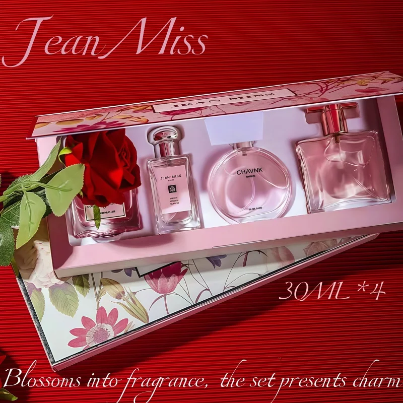 30ML x 4 Brand Women Perfume Gift Box - Plant Floral Scent EDP Set | Long-Lasting Fresh Natural Fragrance
30ML x 4 Brand Women Perfume Gift Box - Plant Floral Scent EDP Set | Long-Lasting Fresh Natural Fragrance