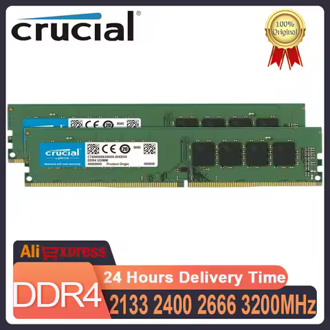 중요한 RAM DDR4 8GB 16GB 32GB 4GB 3200MHz 2133MHz 2400MHz 2666MHz PC4-19200 데스크탑 메모리 PC 컴퓨터 모듈용 288핀