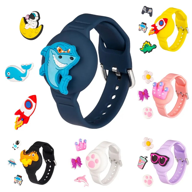 Kids Adjustable Soft Silicone Wristband for AirTag,Hidden Bracelet Protective Case with Replaceable Cartoon Designs
Kids Adjustable Soft Silicone Wristband for AirTag,Hidden Bracelet Protective Case with Replaceable Cartoon Designs