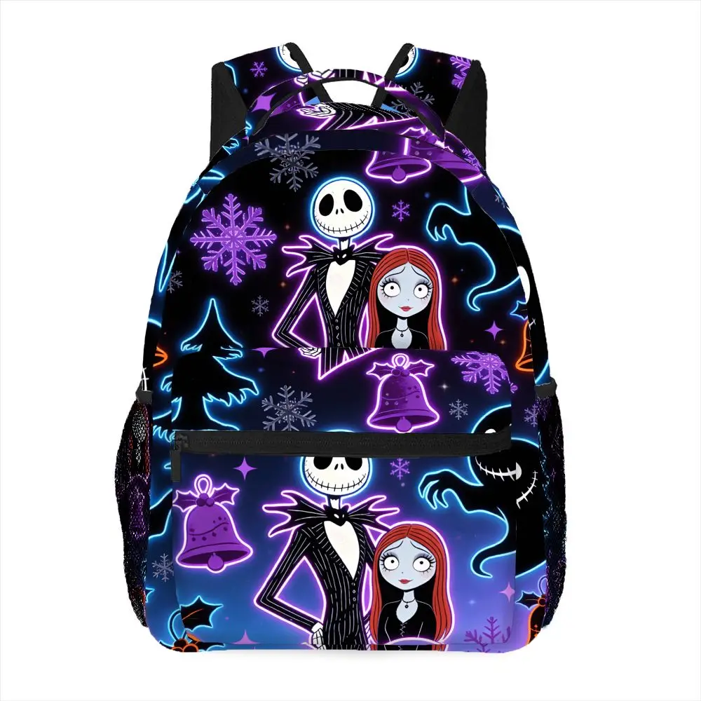 1 шт., унисекс, модный рюкзак в неоновом стиле Jack Skellington & Sally, прочный стильный повседневный пригородный рюкзак для мужчин и женщин
1 шт., унисекс, модный рюкзак в неоновом стиле Jack Skellington & Sally, прочный стильный повседневный пригородный рюкзак для мужчин и женщин