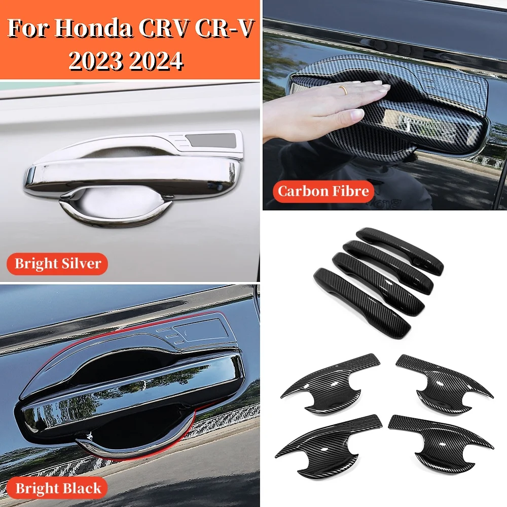 For Honda CRV CR-V 2023 2024 ABS Carbon Chrome Car Side Door Handle Cover Door Bowl Case Trim Sticker Auto Styling Accessories
For Honda CRV CR-V 2023 2024 ABS Carbon Chrome Car Side Door Handle Cover Door Bowl Case Trim Sticker Auto Styling Accessories